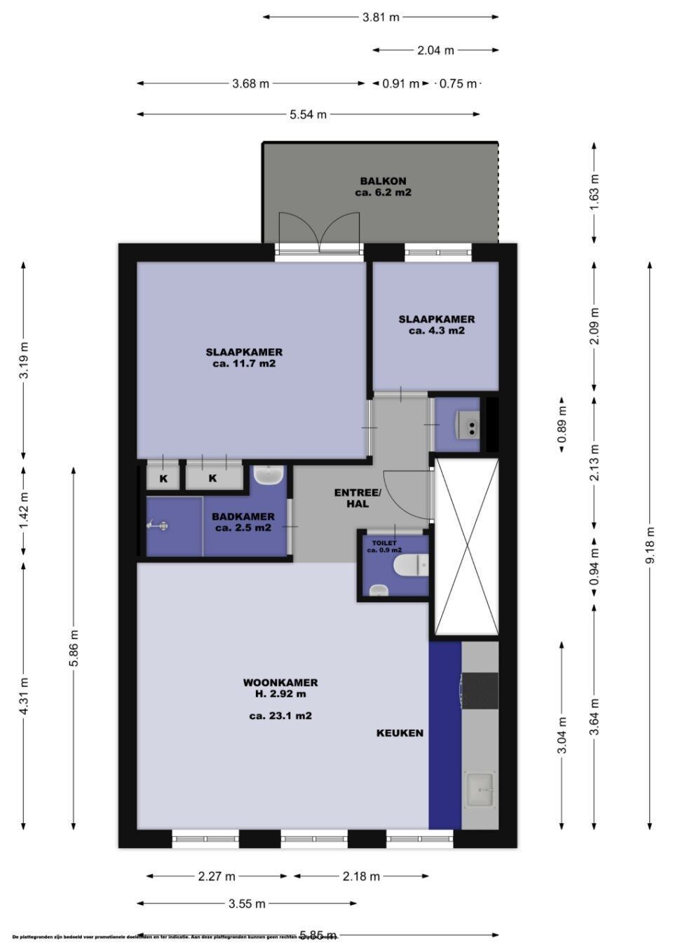 Jacob van Ruisdaelstraat 123, Utrecht plattegrond-0