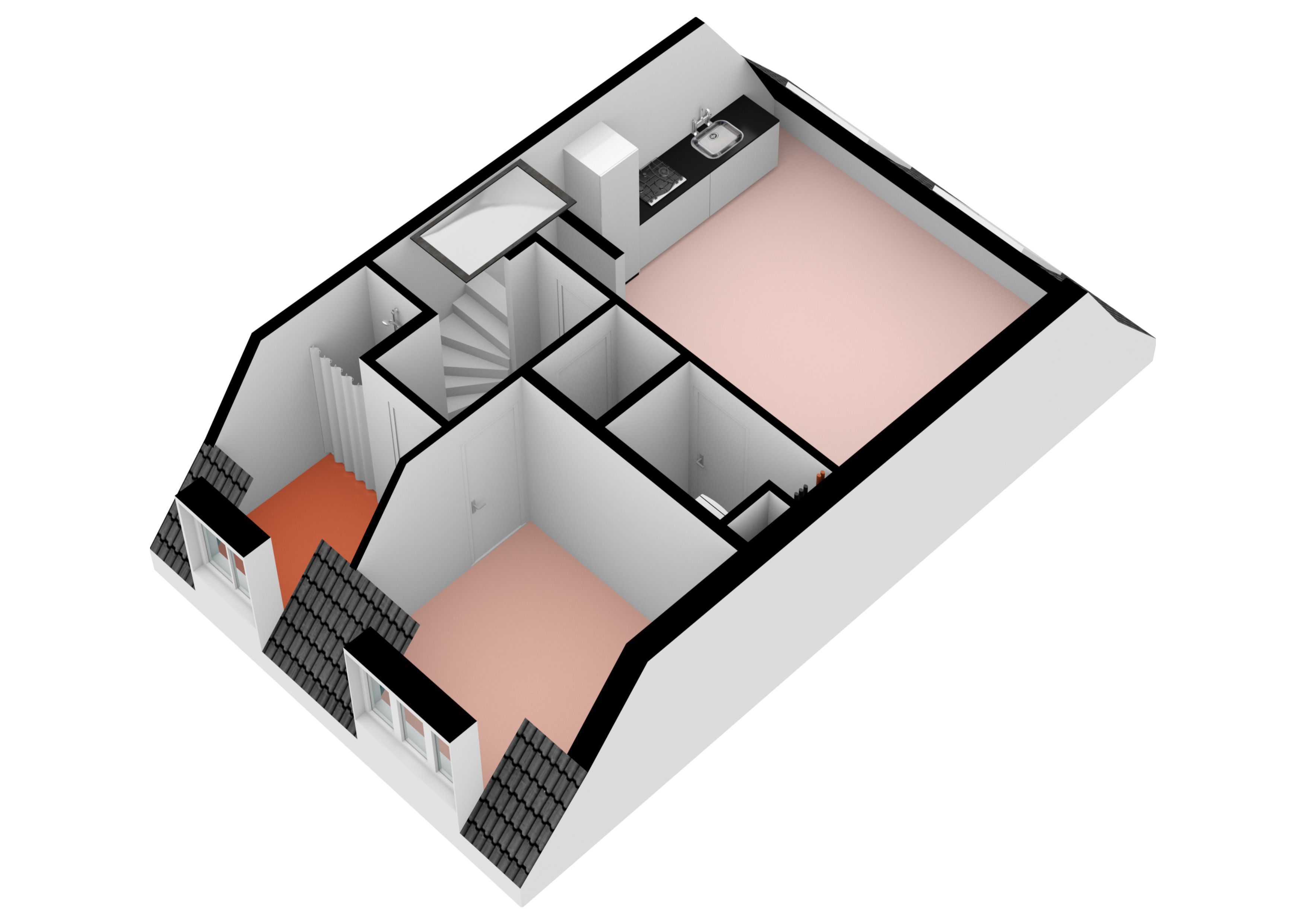Kwartelstraat 2 D, Utrecht plattegrond-2