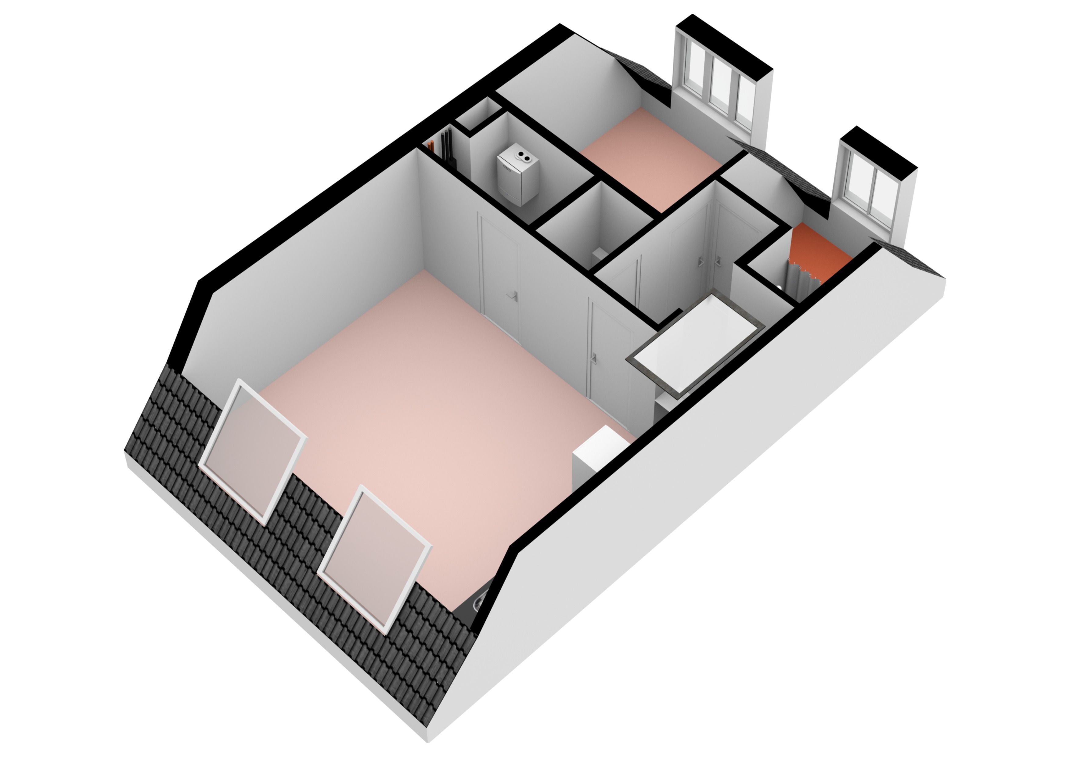 Kwartelstraat 2 D, Utrecht plattegrond-1