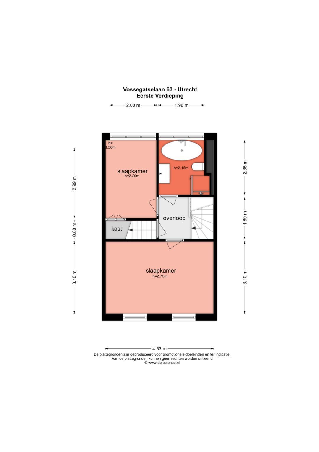 Vossegatselaan 63, Utrecht plattegrond-4