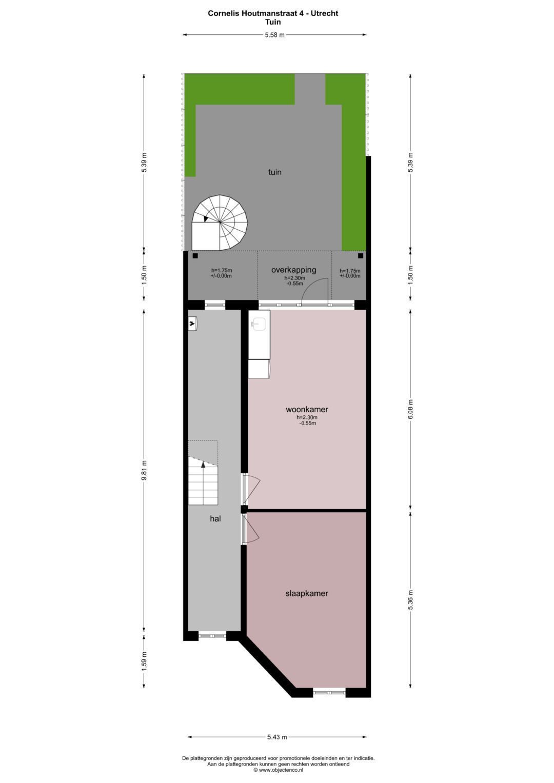 Cornelis Houtmanstraat 4, Utrecht plattegrond-4
