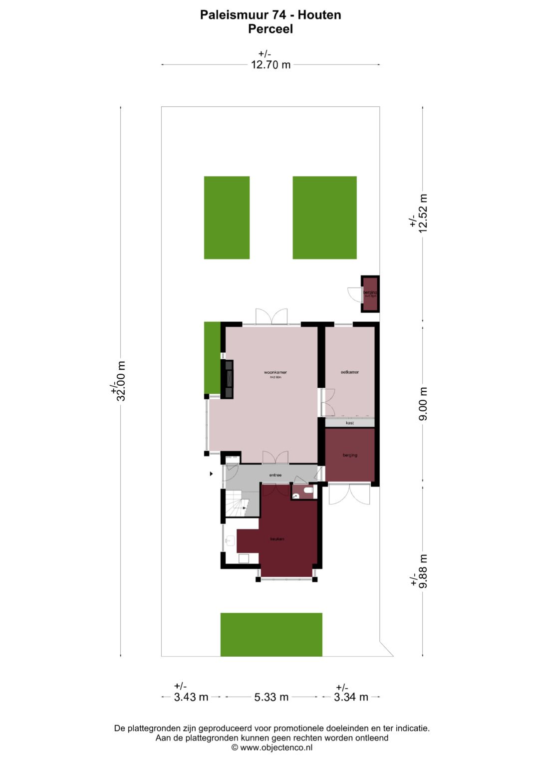 Paleismuur 74, Houten plattegrond-11