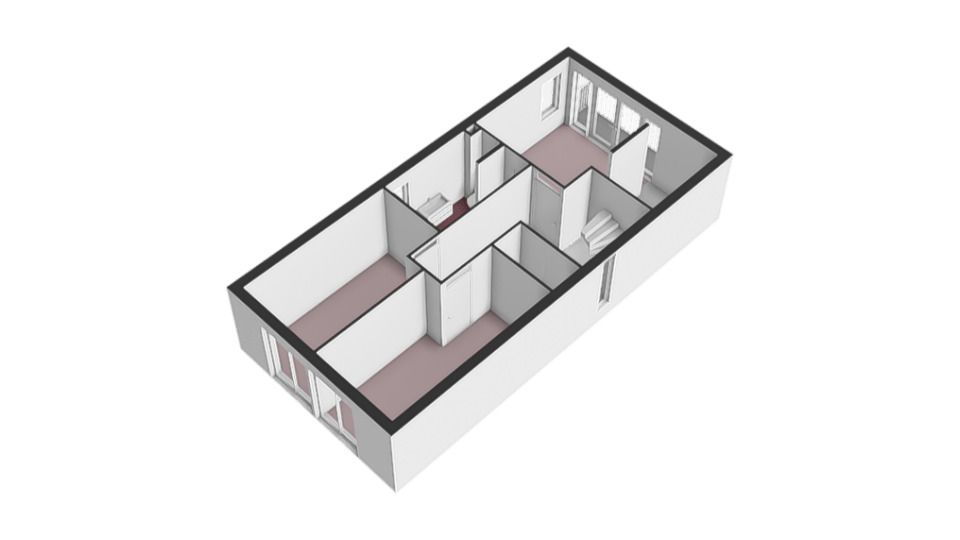Paleismuur 74, Houten plattegrond-6