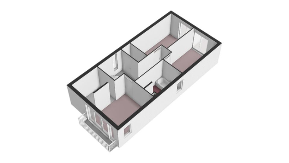 Paleismuur 74, Houten plattegrond-7