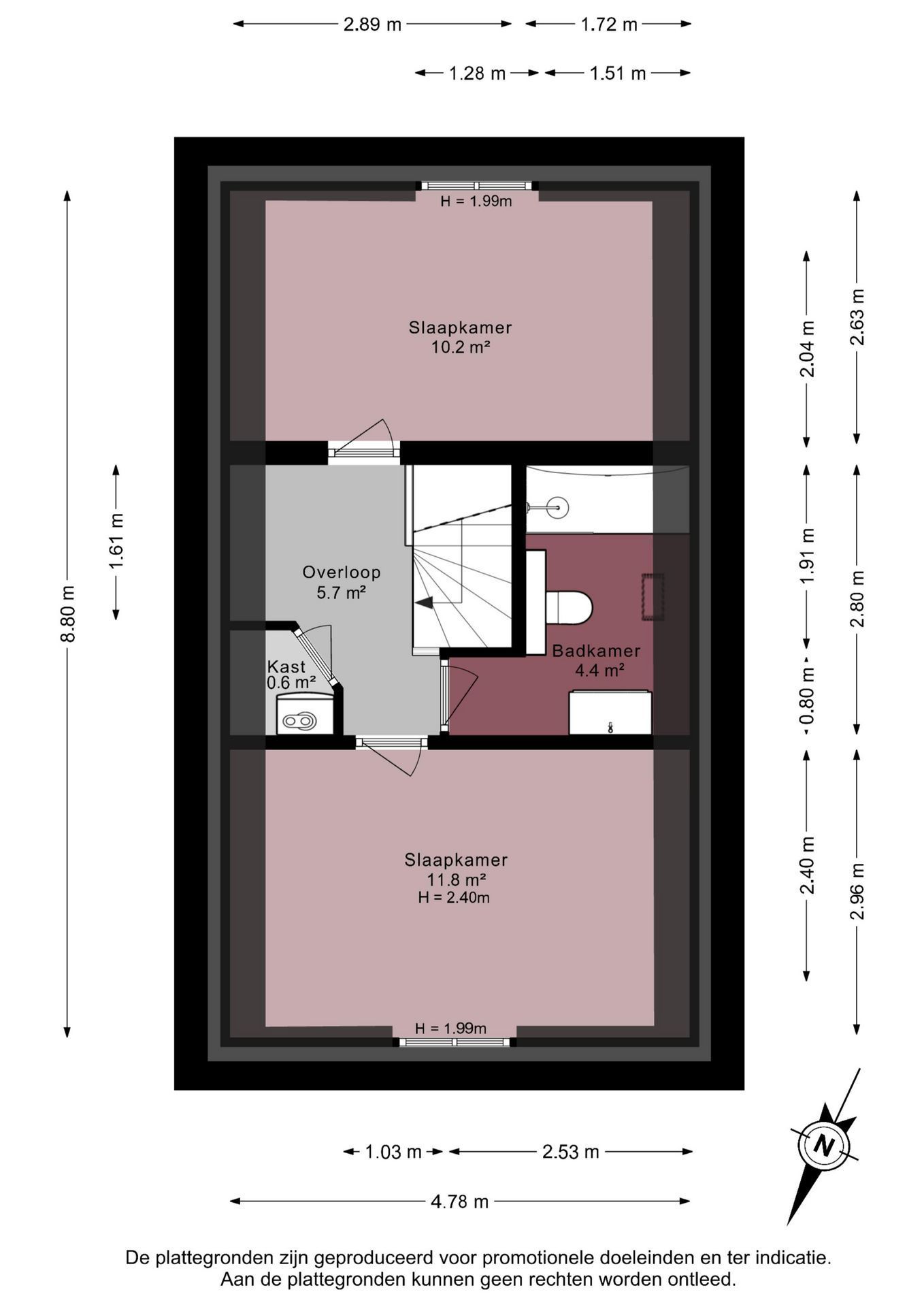 Leidseweg 50, Utrecht plattegrond-2