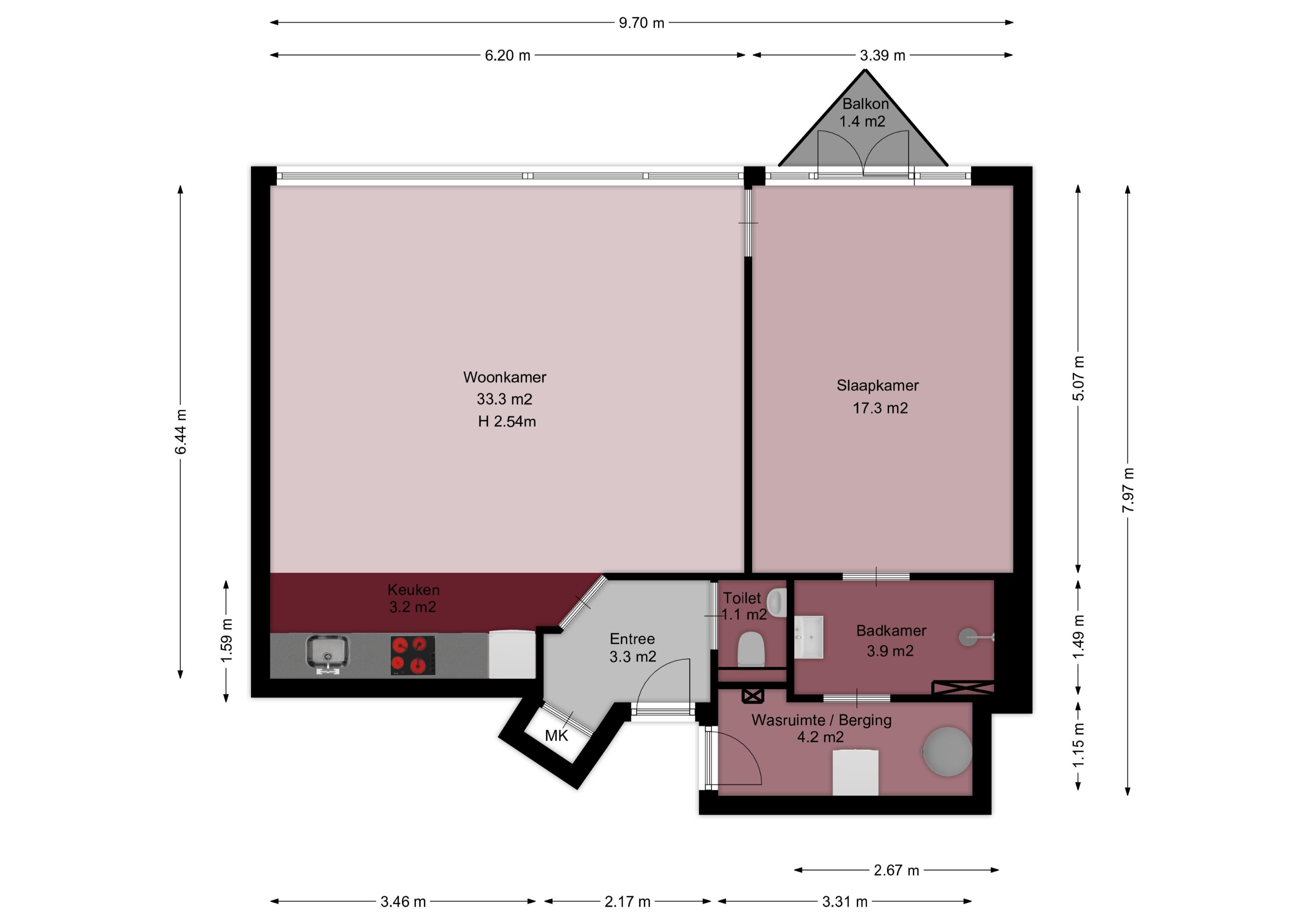 Huizingalaan 181, Utrecht plattegrond-0