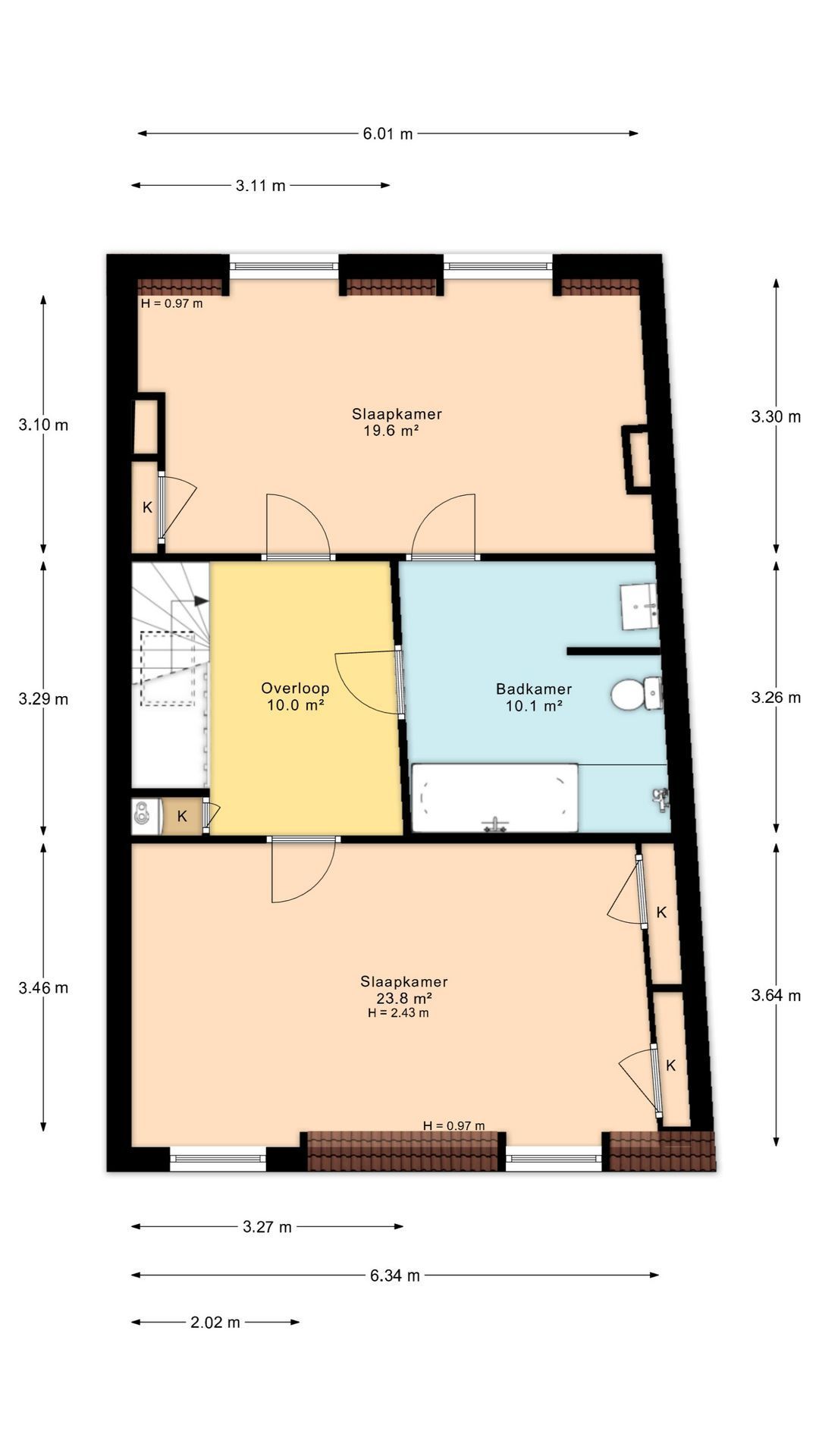 Willem Barentszstraat 27, Utrecht plattegrond-3