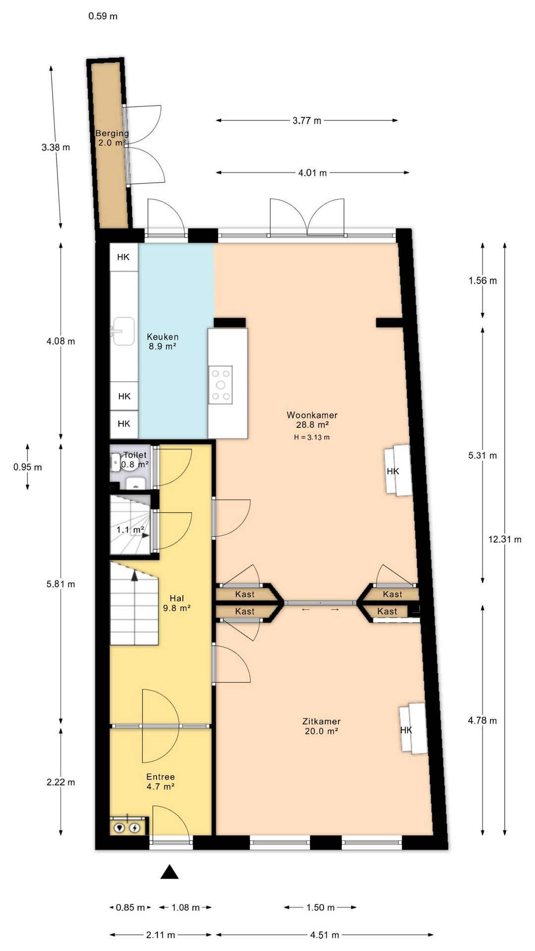 Willem Barentszstraat 27, Utrecht plattegrond-0