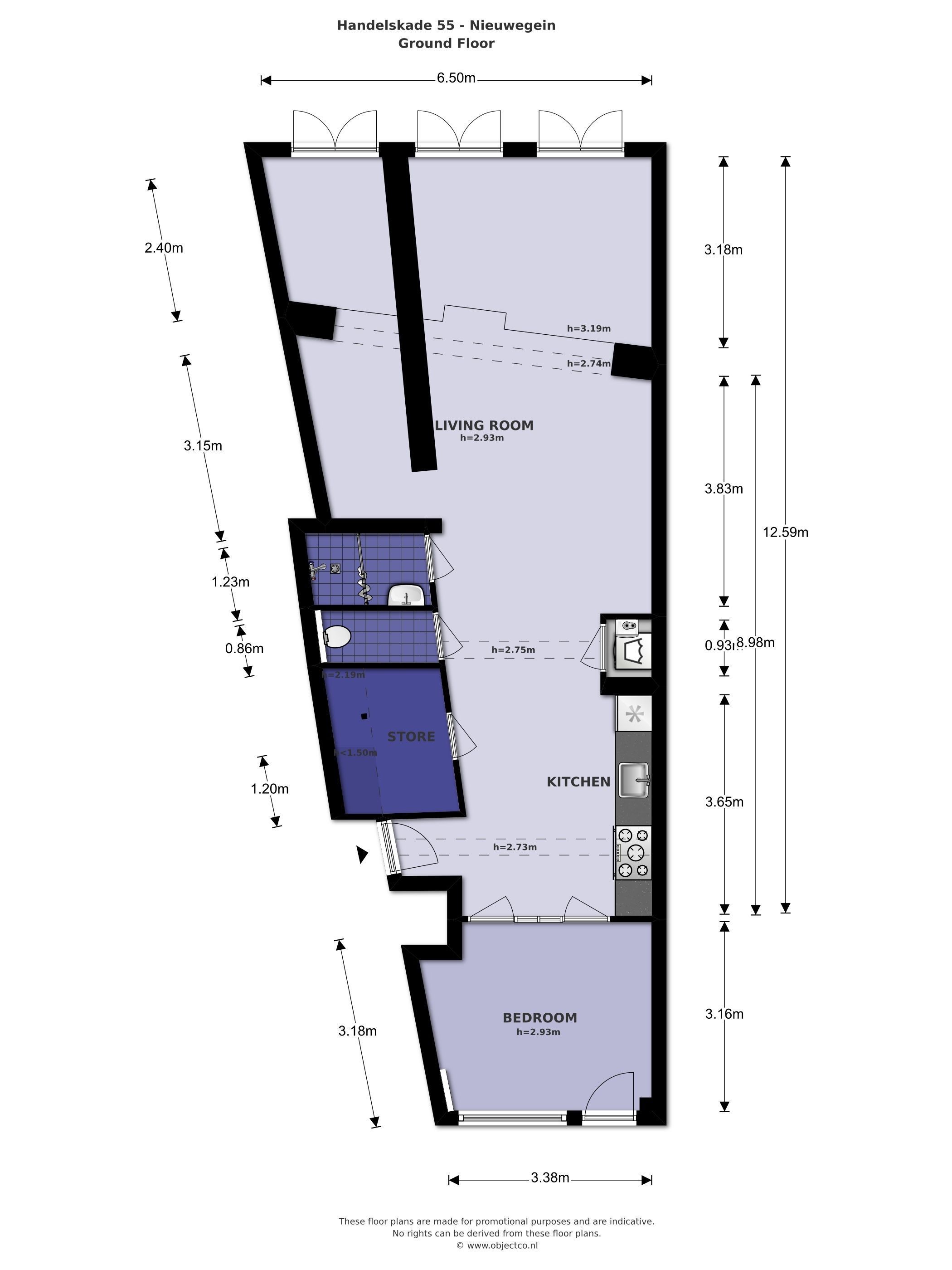 Handelskade 55, Nieuwegein plattegrond-0