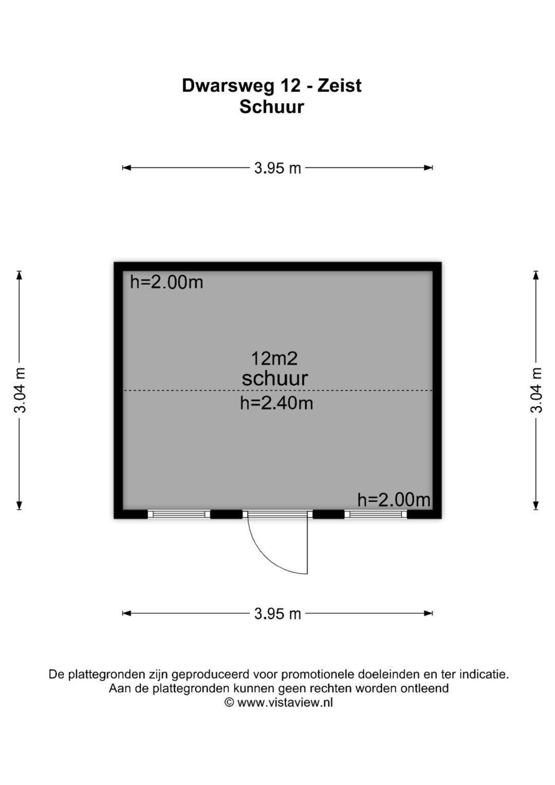 Dwarsweg 12, Zeist plattegrond-9