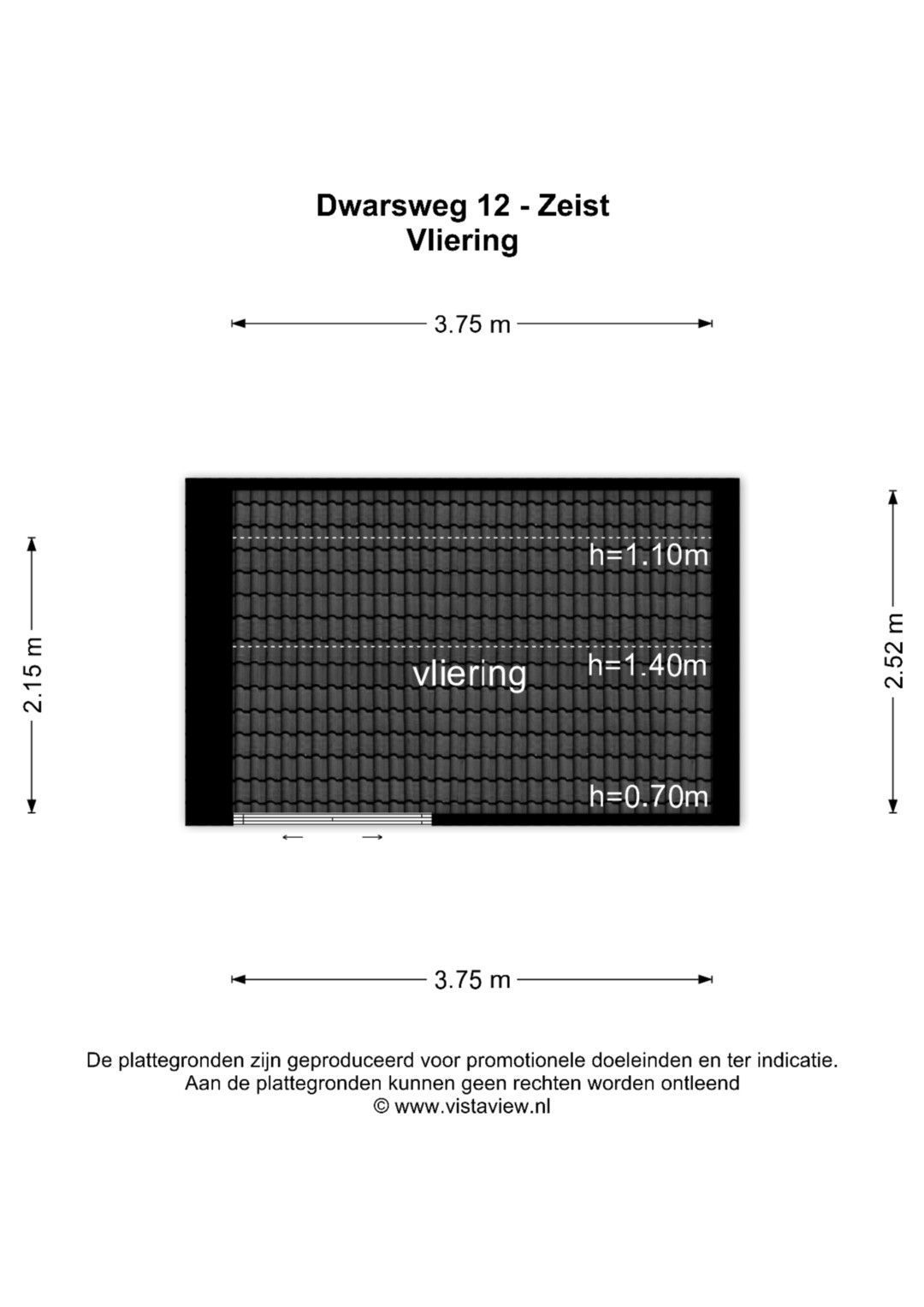 Dwarsweg 12, Zeist plattegrond-7