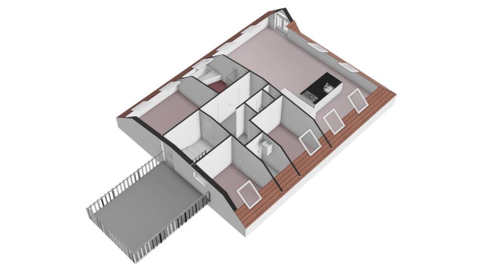 Brugsteeg 17, Utrecht plattegrond-1