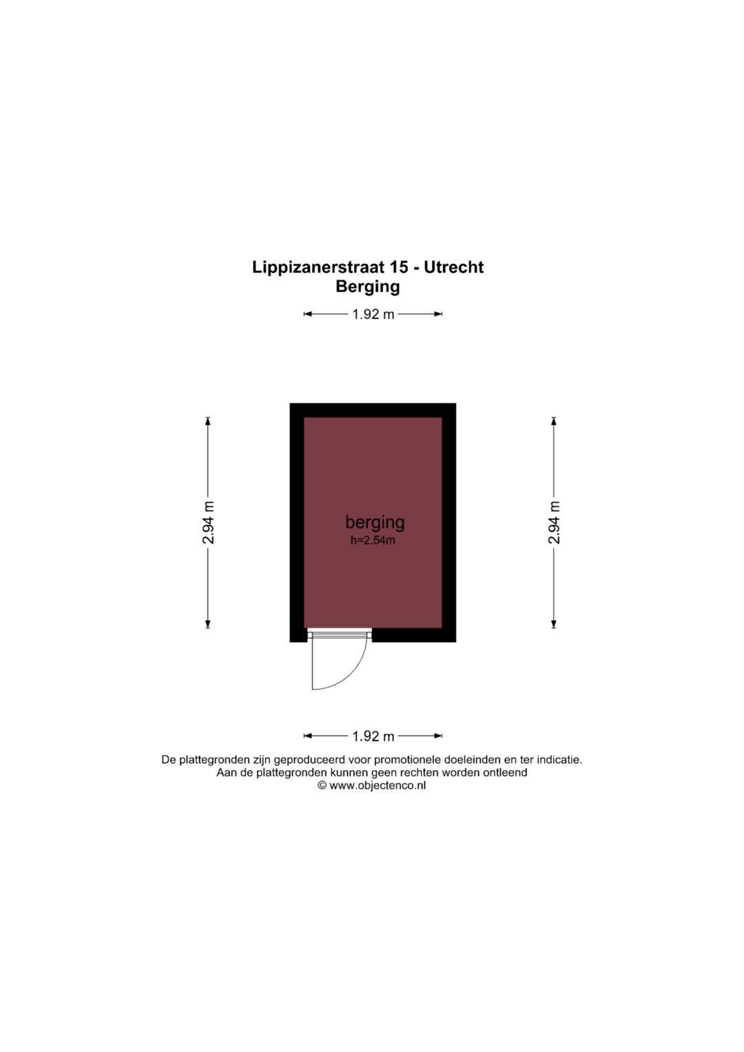 Lippizanerstraat 15, Utrecht plattegrond-12