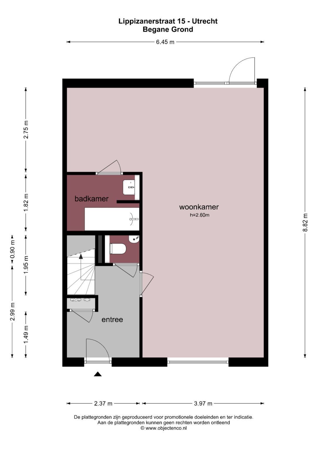 Lippizanerstraat 15, Utrecht plattegrond-0