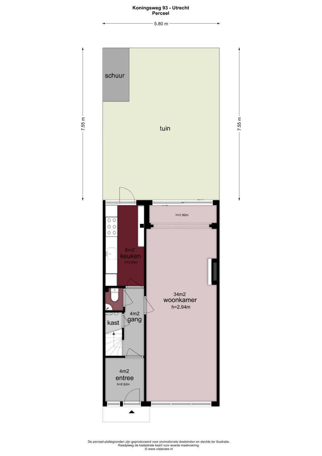 Koningsweg 93, Utrecht plattegrond-2
