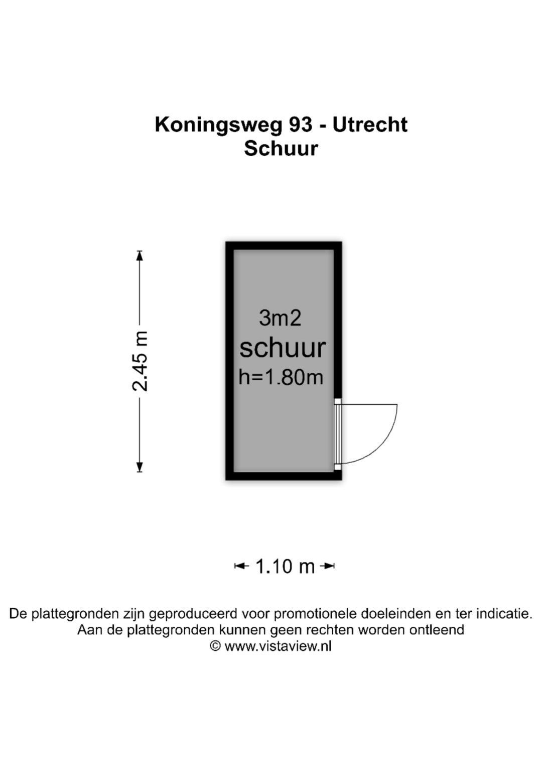 Koningsweg 93, Utrecht plattegrond-3