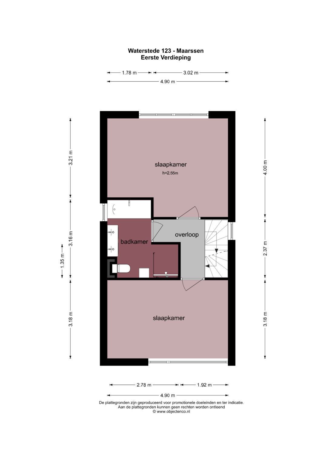 Waterstede 123, Maarssen plattegrond-2