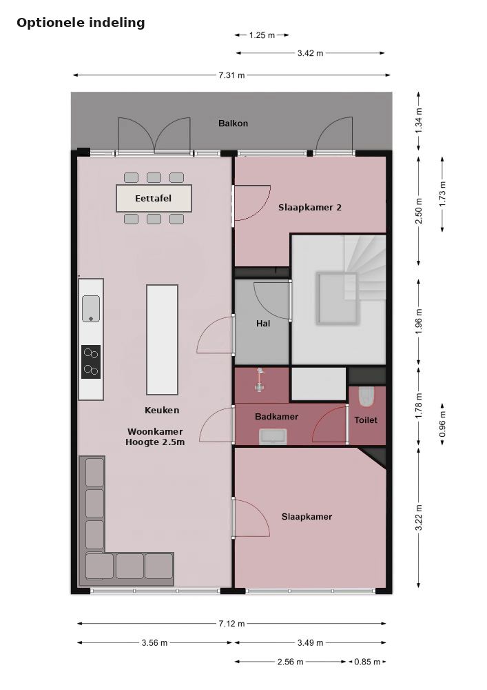Oudegracht 387 A, Utrecht plattegrond-1