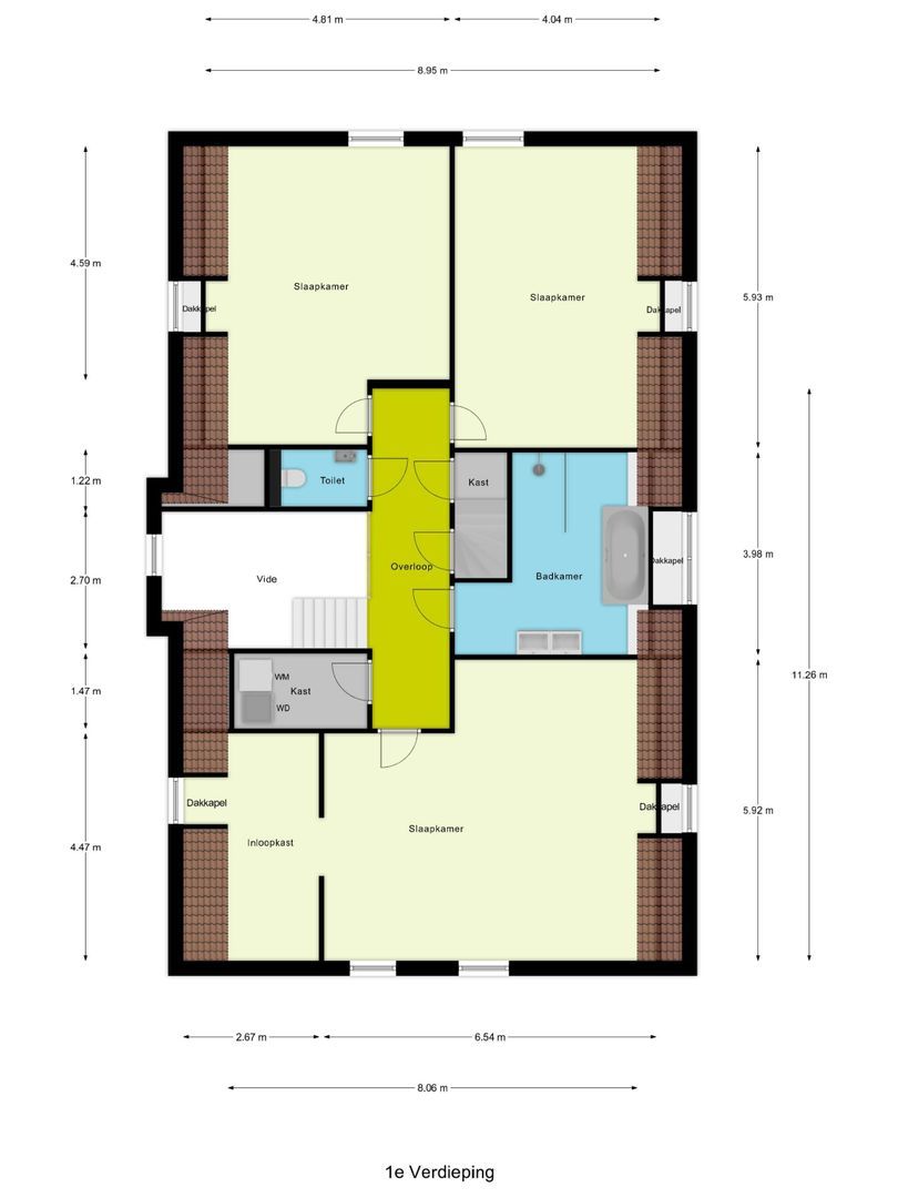 Duveldlaan 12, Arcen plattegrond-1