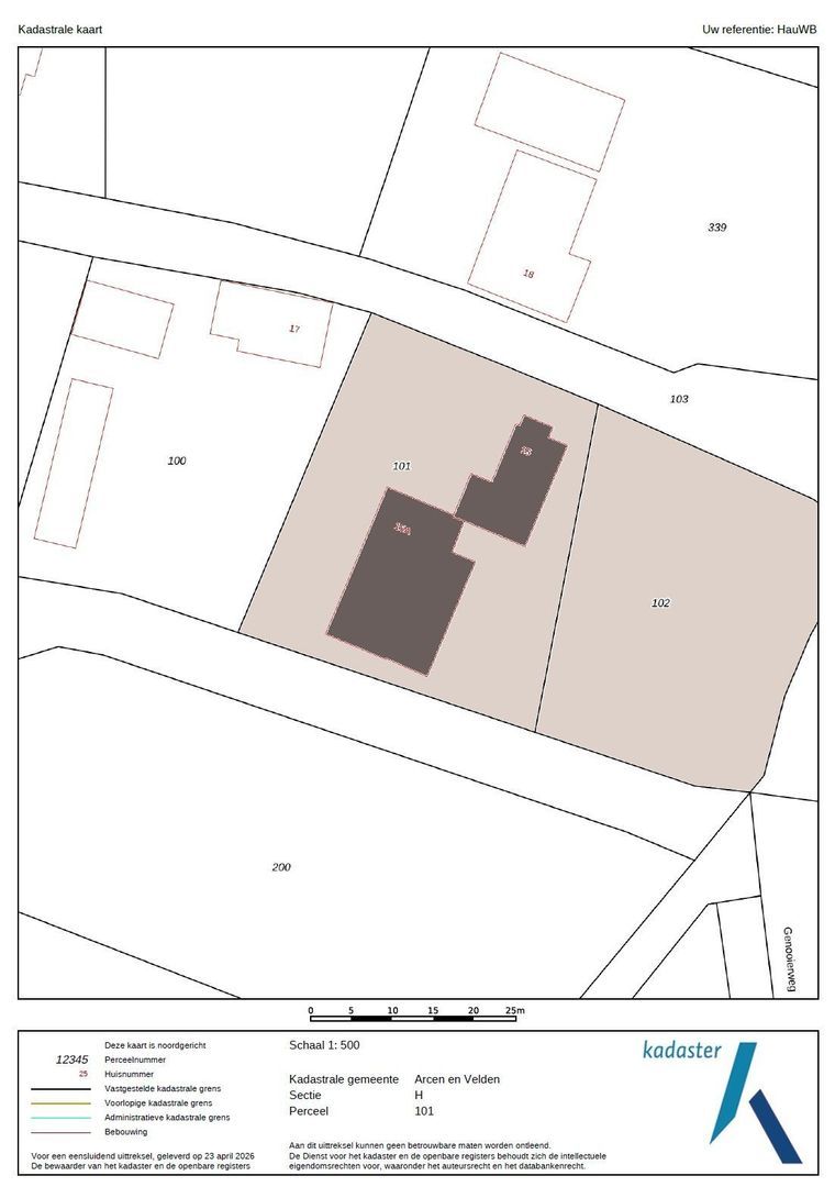 Vorstweg 15, Velden plattegrond-5