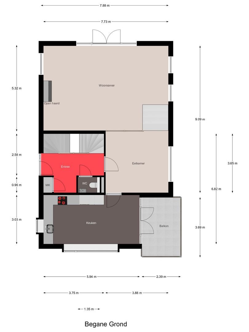 Frits Peutzstraat 15, Venlo plattegrond-0