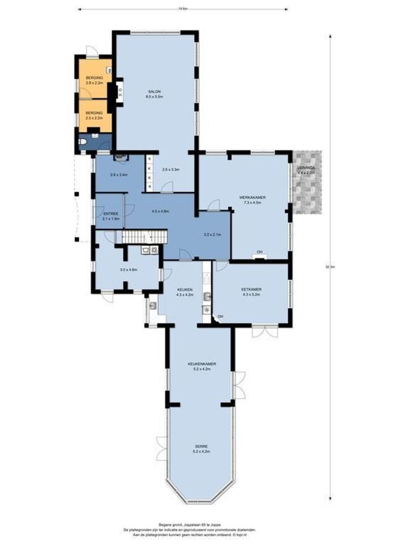 Joppelaan 65, Joppe plattegrond-0