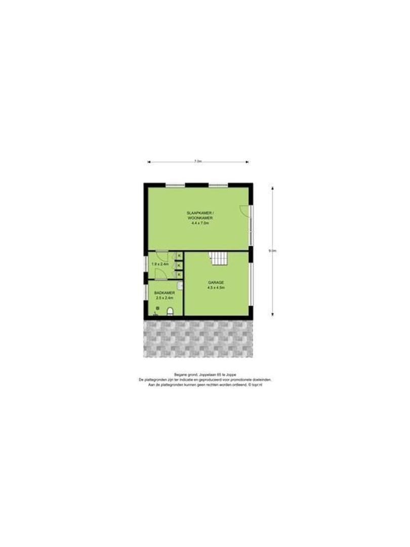 Joppelaan 65, Joppe plattegrond-2