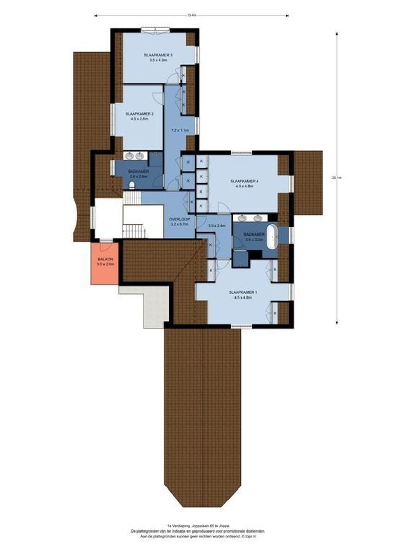 Joppelaan 65, Joppe plattegrond-1
