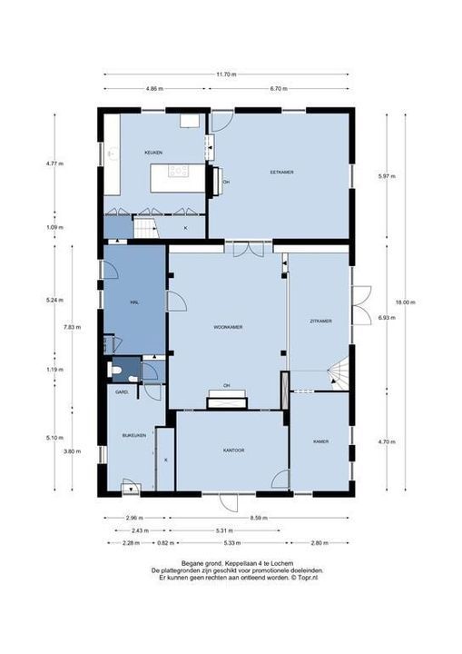 Keppellaan 4, Lochem plattegrond-