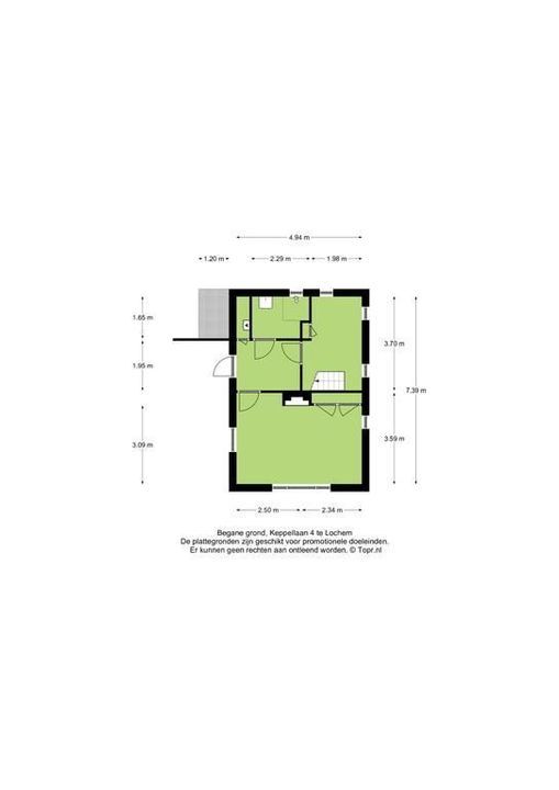 Keppellaan 4, Lochem plattegrond-