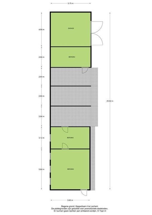 Keppellaan 4, Lochem plattegrond-
