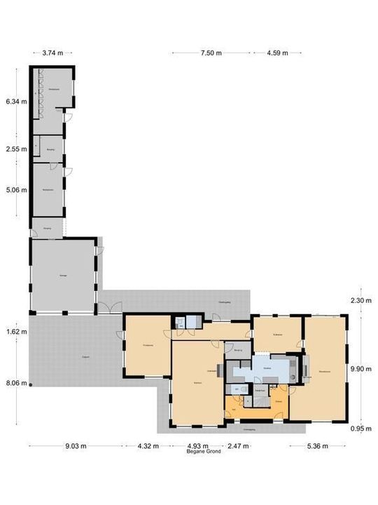 Noord Esmarkerrondweg 135, Enschede plattegrond-