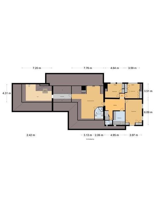 Noord Esmarkerrondweg 135, Enschede plattegrond-