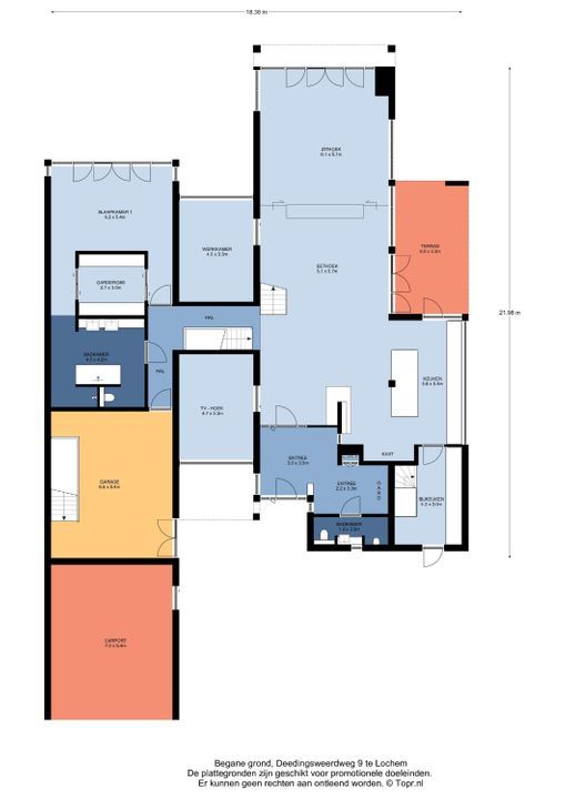 Deedingsweerdweg 9, Lochem plattegrond-
