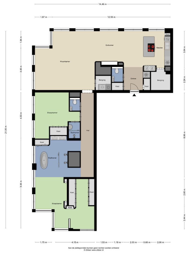 Mooienhof 181, Enschede plattegrond-0
