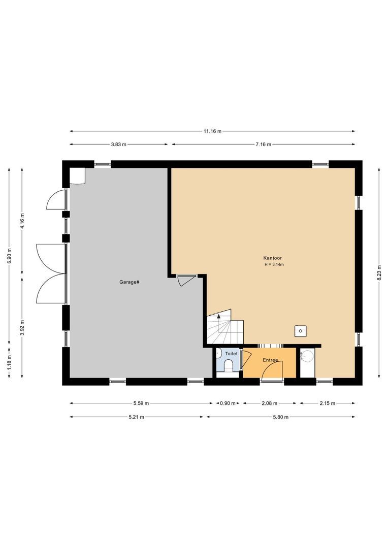 Weerseloseweg 271, Enschede plattegrond-2
