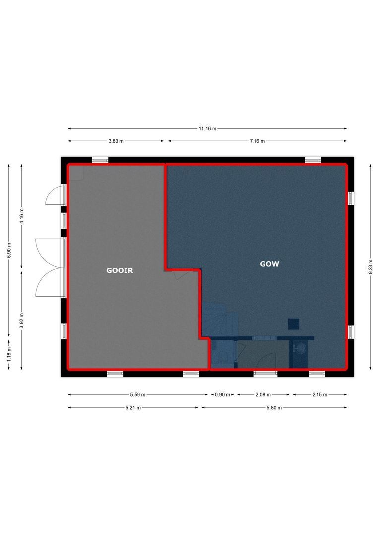 Weerseloseweg 271, Enschede plattegrond-3