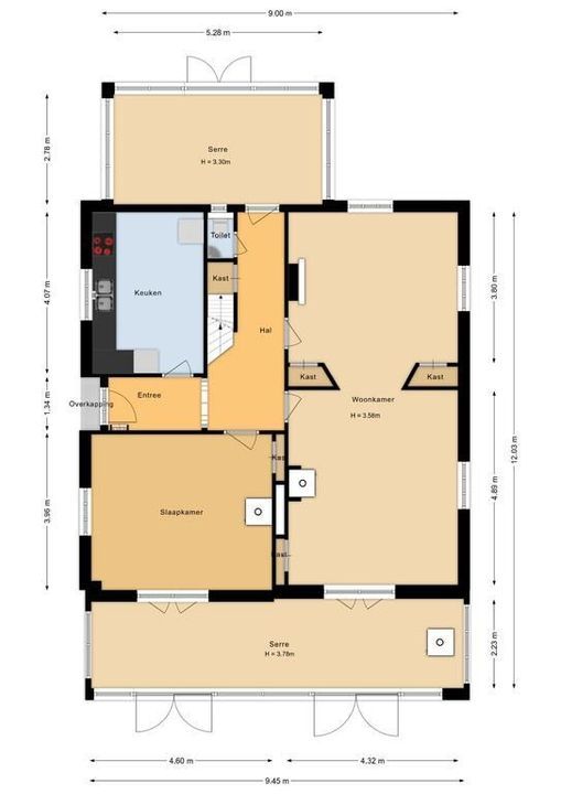 Zutphenseweg 37, Eefde plattegrond-