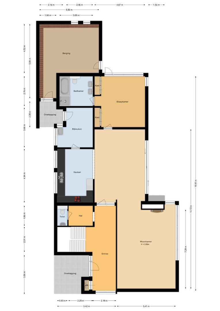 Drienerveldweg 130, Enschede plattegrond-0