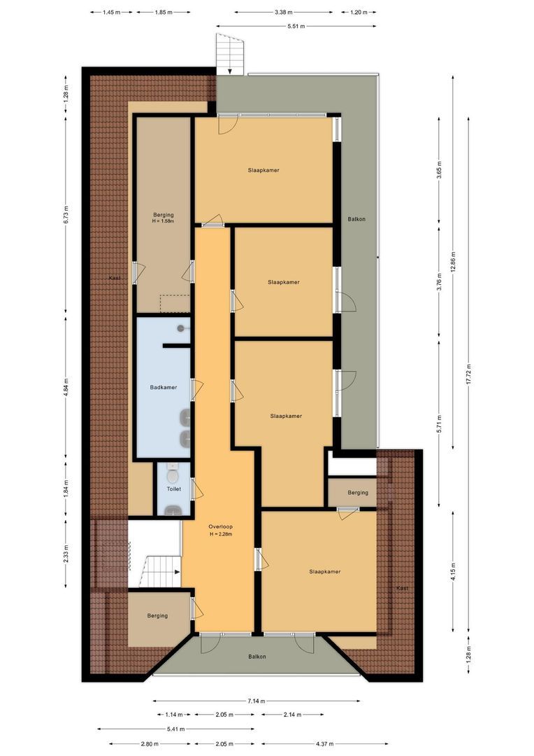 Drienerveldweg 130, Enschede plattegrond-2