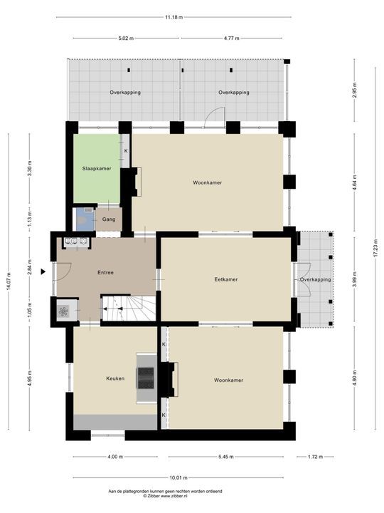 H.W. Iordensweg 91, Wilp plattegrond-