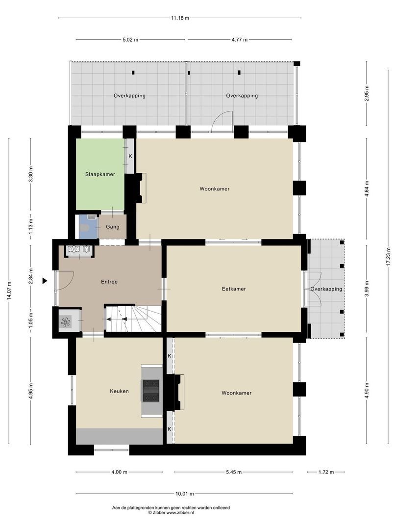 H.W. Iordensweg 91, Wilp plattegrond-0