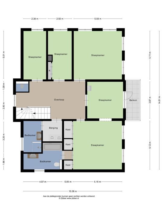H.W. Iordensweg 91, Wilp plattegrond-