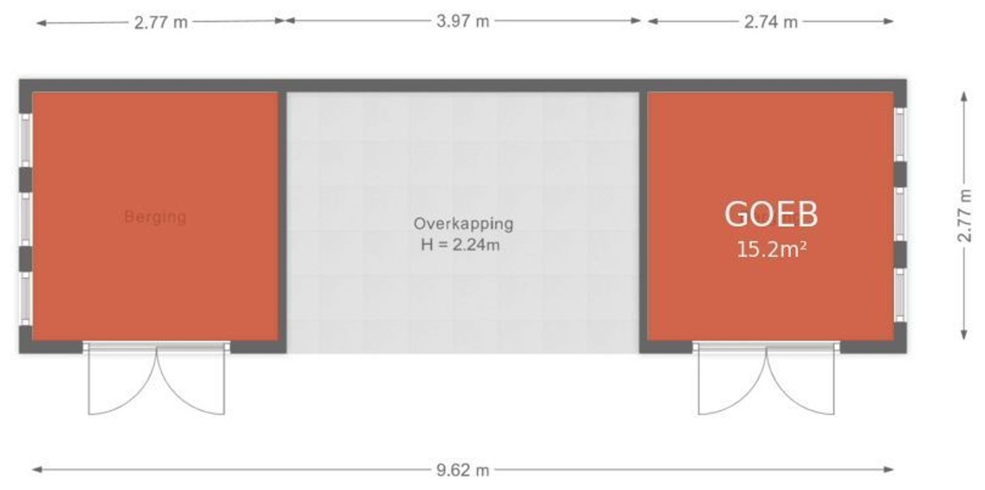 Weg over de Plaats 4, Doornspijk plattegrond-3