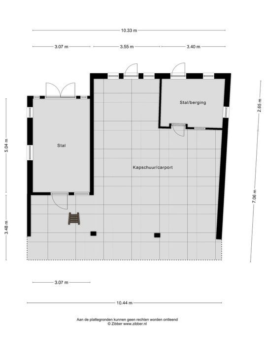 Stenendijk 8, Beerzerveld plattegrond-