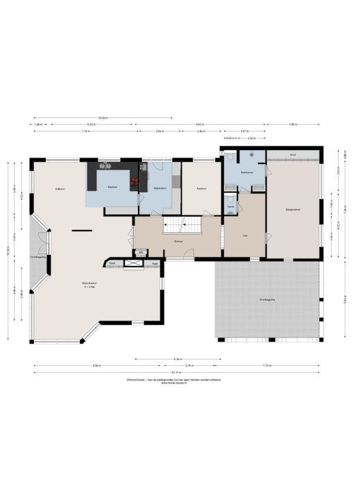 Falkenburgerf 1, Ommen plattegrond-