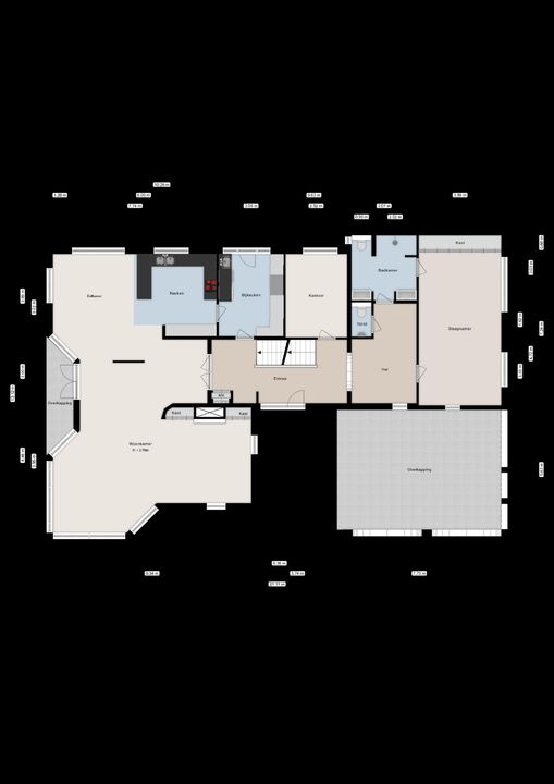 Falkenburgerf 1, Ommen plattegrond-