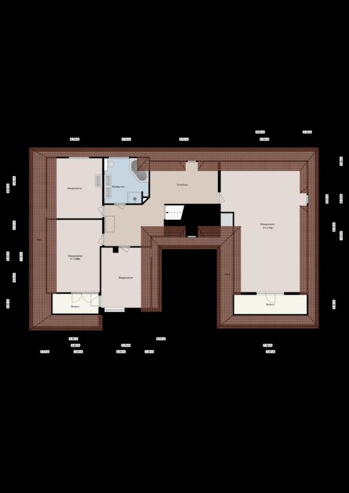 Falkenburgerf 1, Ommen plattegrond-