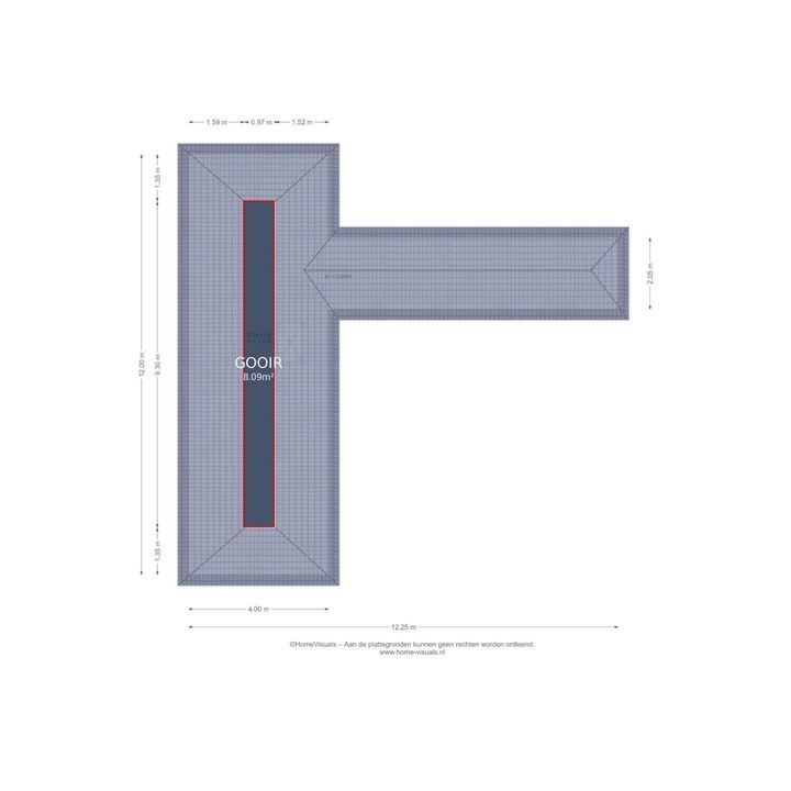 Falkenburgerf 1, Ommen plattegrond-