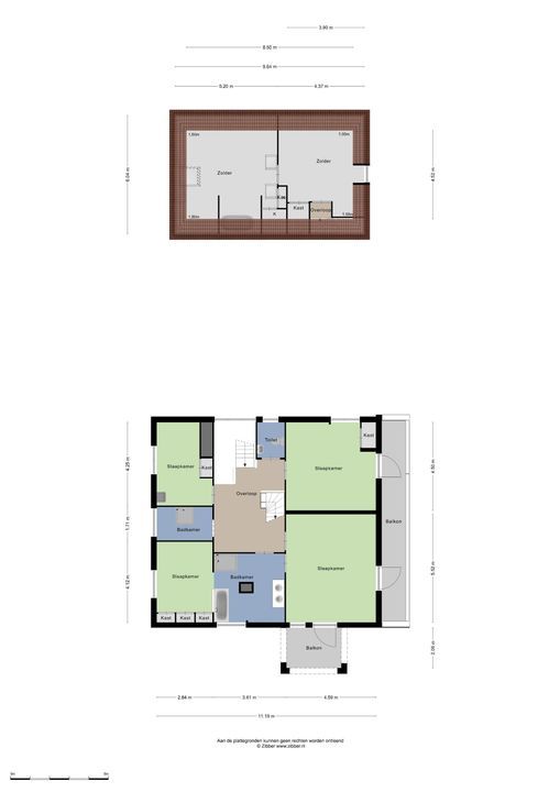 Oude Tolweg 3, Wierden plattegrond-